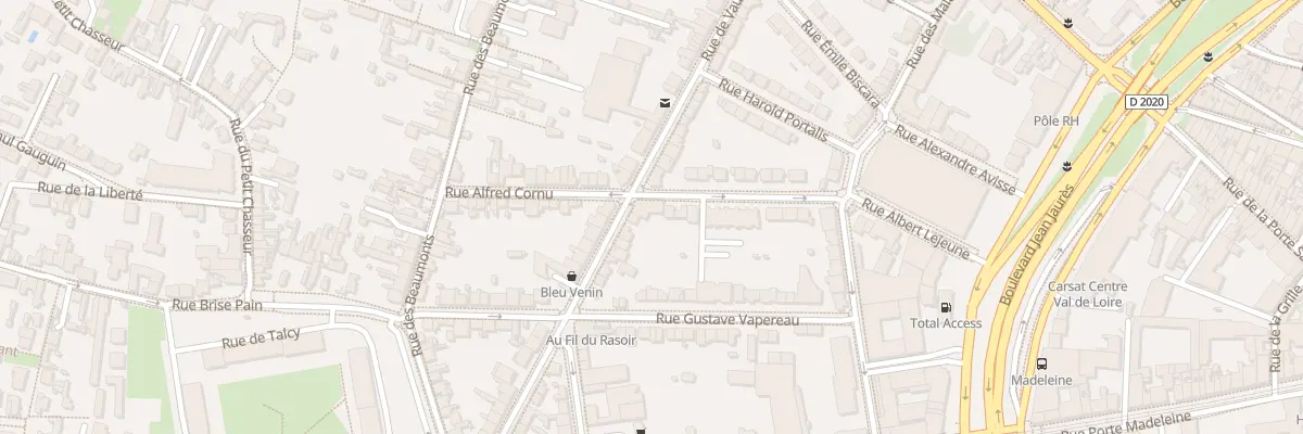 Plan du 38 Rue de Vauquois à Orléans