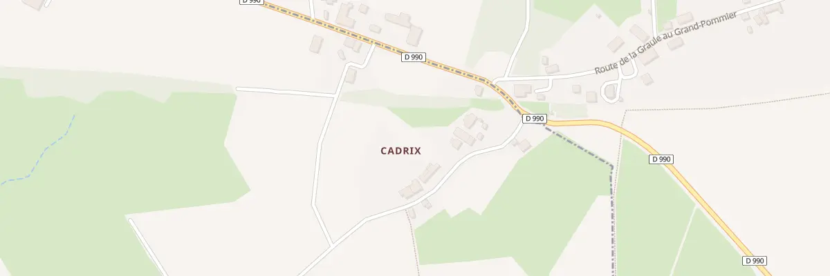 Plan du 7 Cadrix à Lourdoueix-Saint-Pierre
