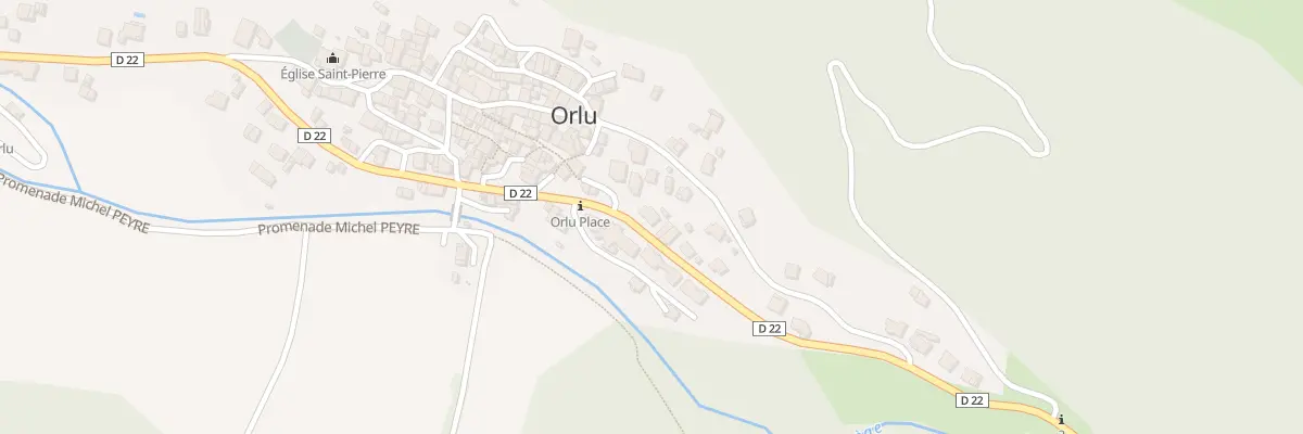 Plan du 5 Qua Route des Forges à Orlu