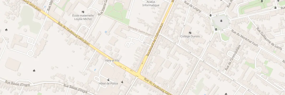Plan du 13 Bd de Châteaudun à Orléans