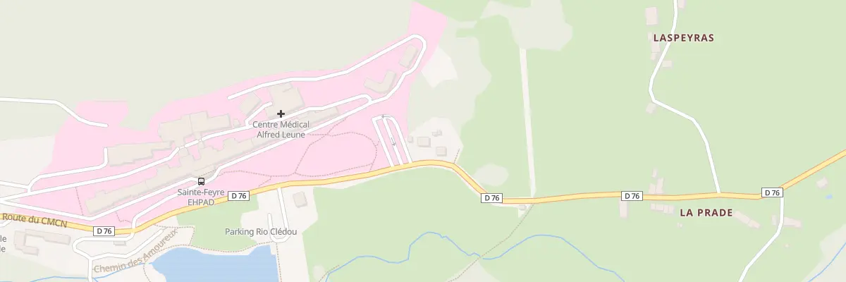 Plan du 26 La Prade à Sainte-Feyre