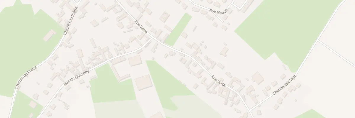 Plan du 258 Rue Verte à Vauchelles-les-Quesnoy