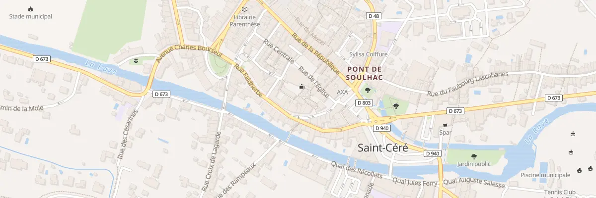 Plan du 3 Rue Paramelle à Saint-Céré