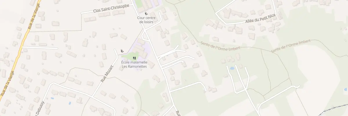 Plan du 23 Rue des Sablons à Villiers-Saint-Frédéric
