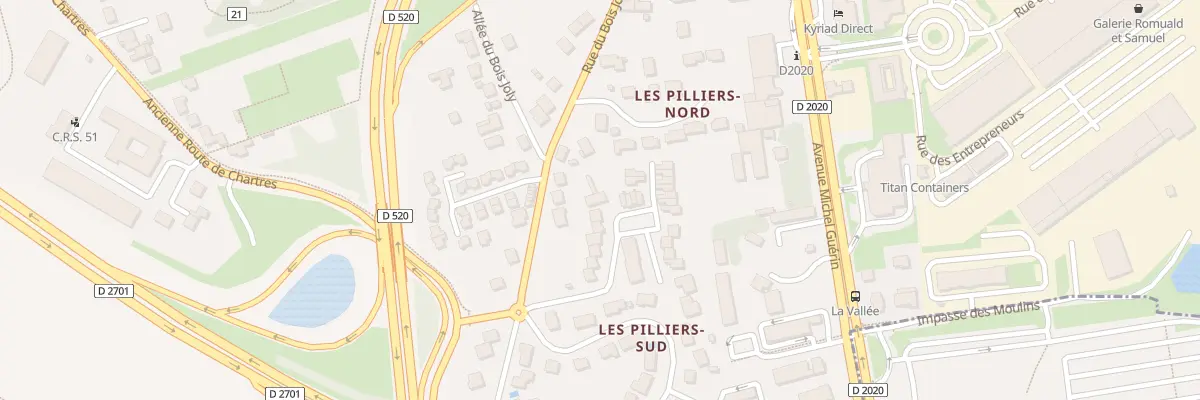 Plan du 274 Rue du Bois Joly à Saran