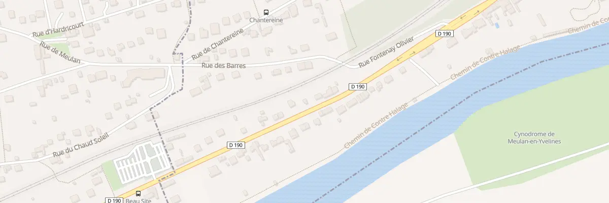 Plan du 44 Bd Michelet à Hardricourt