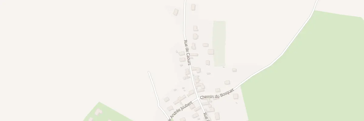 Plan du 439 Rue de Caours à Vauchelles-les-Quesnoy