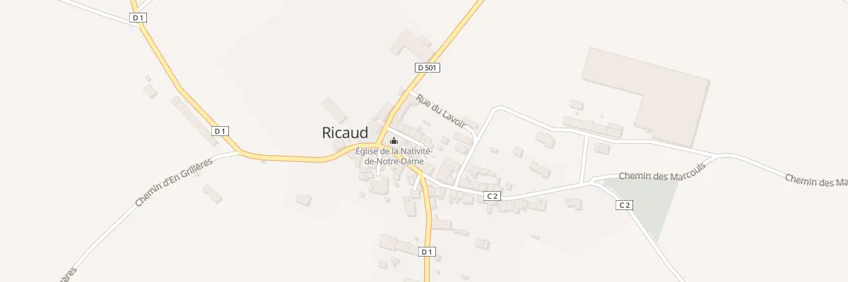 Plan du 5A Rue de l’Eglise à Ricaud