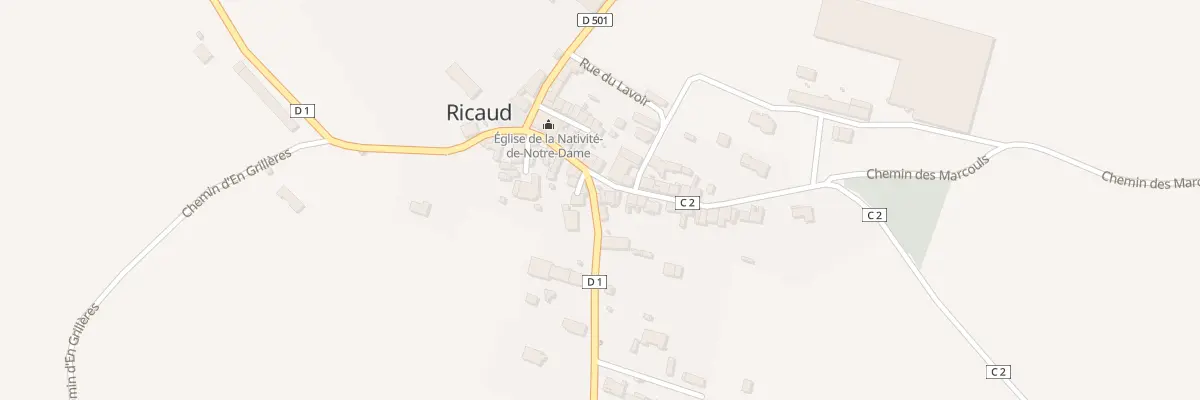 Plan du 2 Rue des Platanes à Ricaud