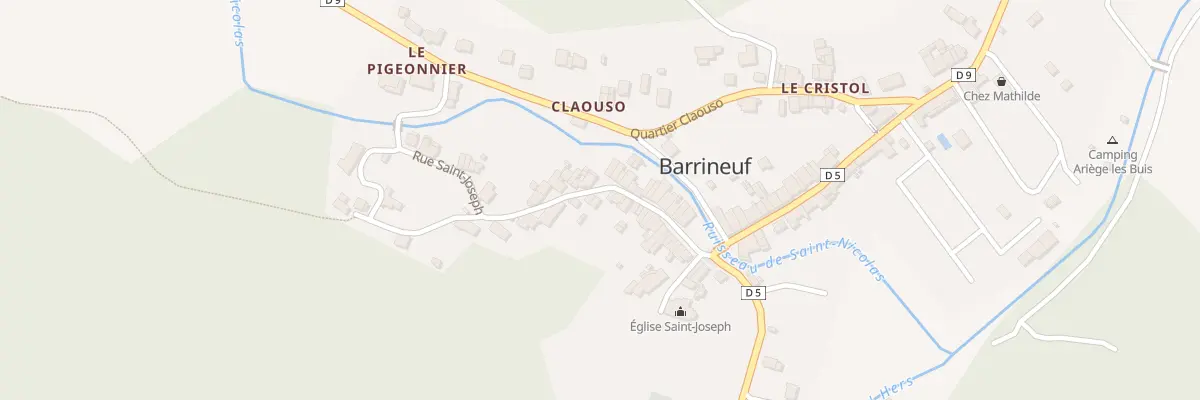 Plan du 31 Rue Saint Joseph à Fougax-et-Barrineuf