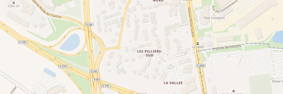 Plan du 95 All du Clos du Pichet à Saran