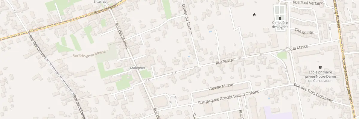 Plan du 62 Rue Masse à Orléans