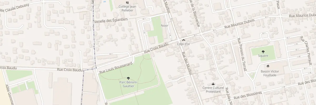 Plan du 5B Rue Croix Baudu à Orléans