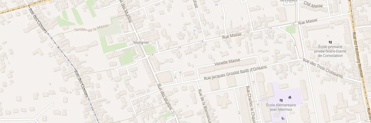 Plan du 69 Rue Masse à Orléans