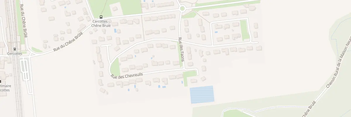 Plan du 31 Rue des Chevreuils à Cercottes