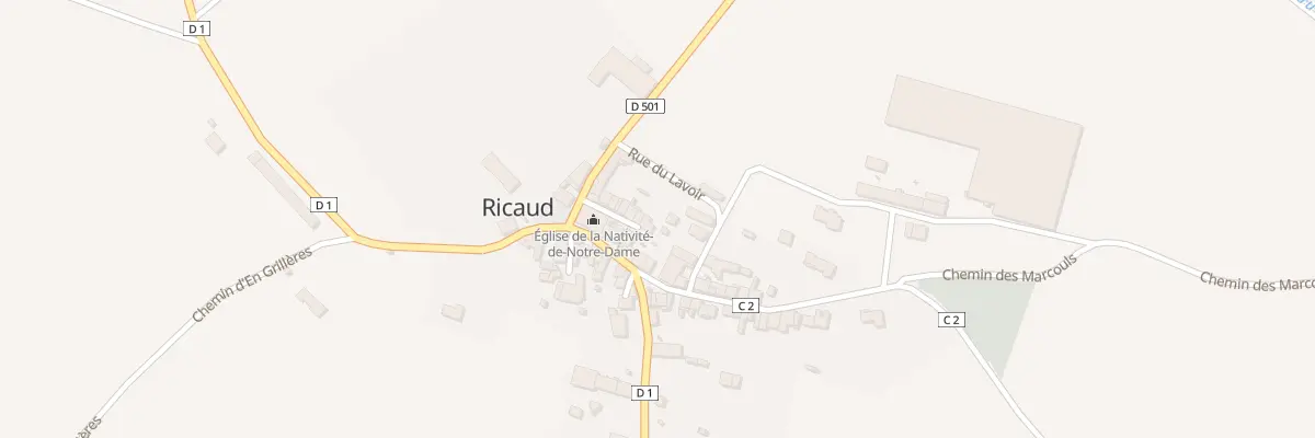 Plan du 5 Rue de l’Eglise à Ricaud