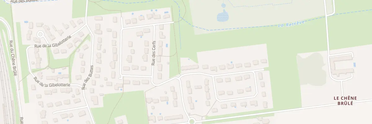 Plan du 10 Rue des Biches à Cercottes