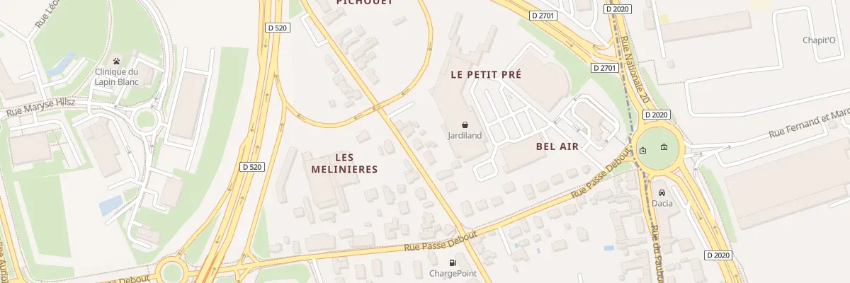 Plan du 732 Art Ancienne Route de Chartres à Saran
