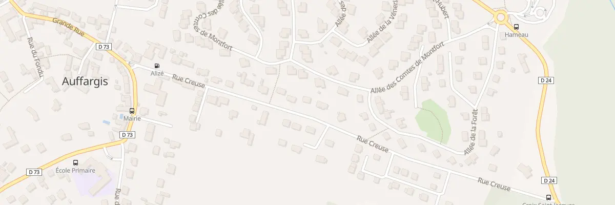 Plan du 15 Rue Creuse à Auffargis