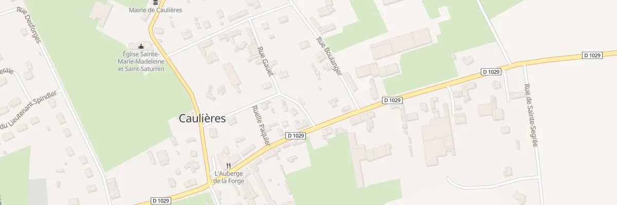 Plan du 2 Rue Corby à Caulières