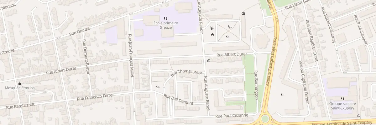 Plan du 104 Rue Albert Dürer à Calais