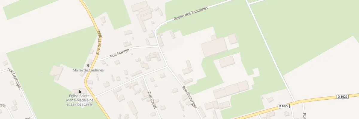 Plan du 4 Rue Boulanger à Caulières