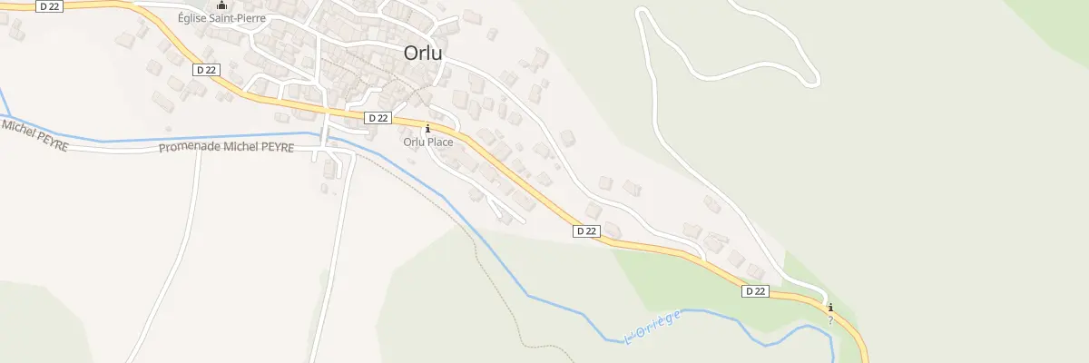 Plan du 8 Qua Route des Forges à Orlu