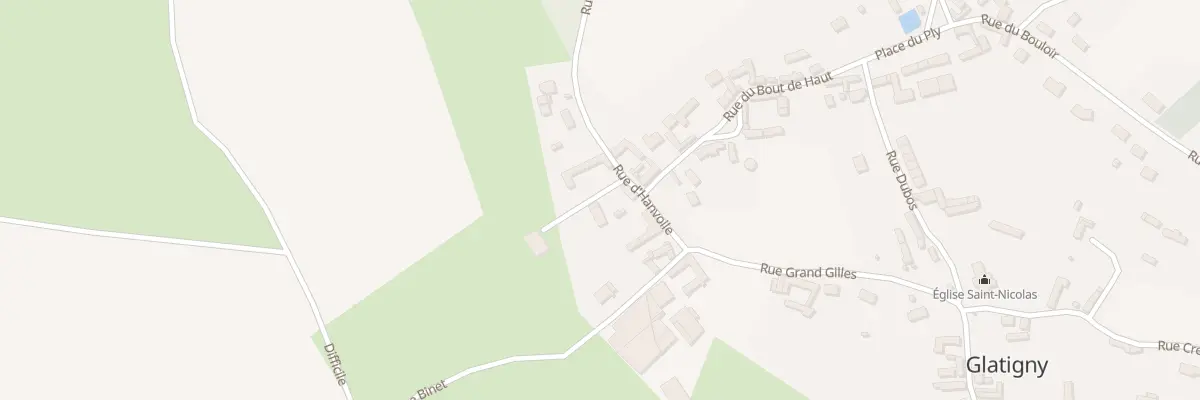 Plan du 7 Rue d’Hanvoile à Glatigny
