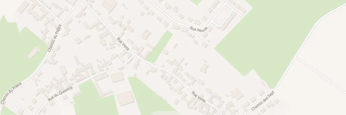 Plan du 293 Rue Verte à Vauchelles-les-Quesnoy