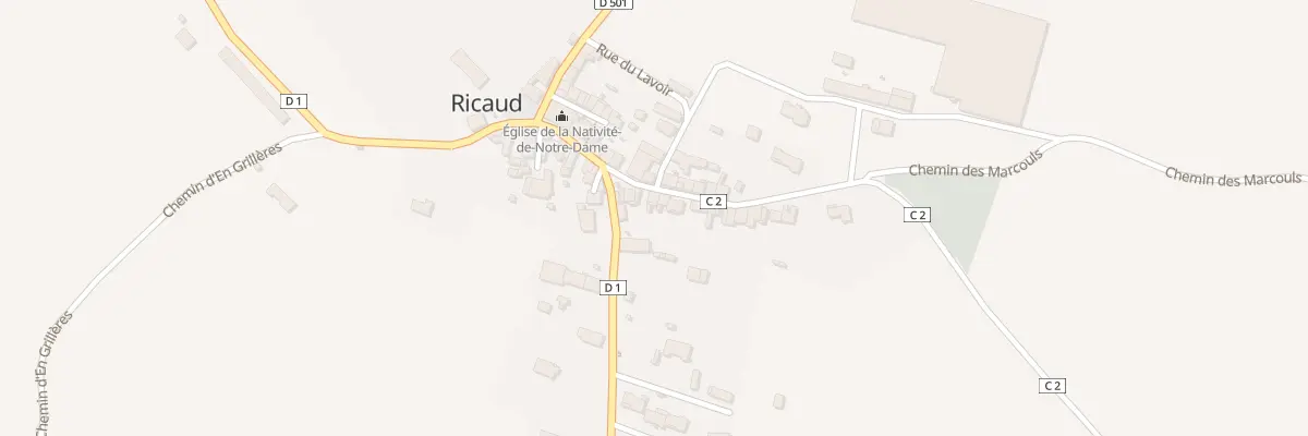 Plan du 10 Rue des Platanes à Ricaud
