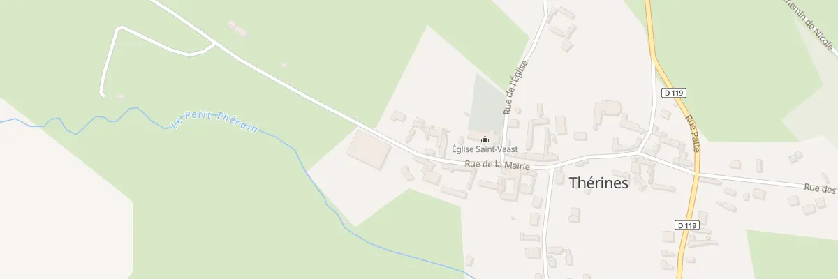 Plan du 24 Rue de la Mairie à Thérines
