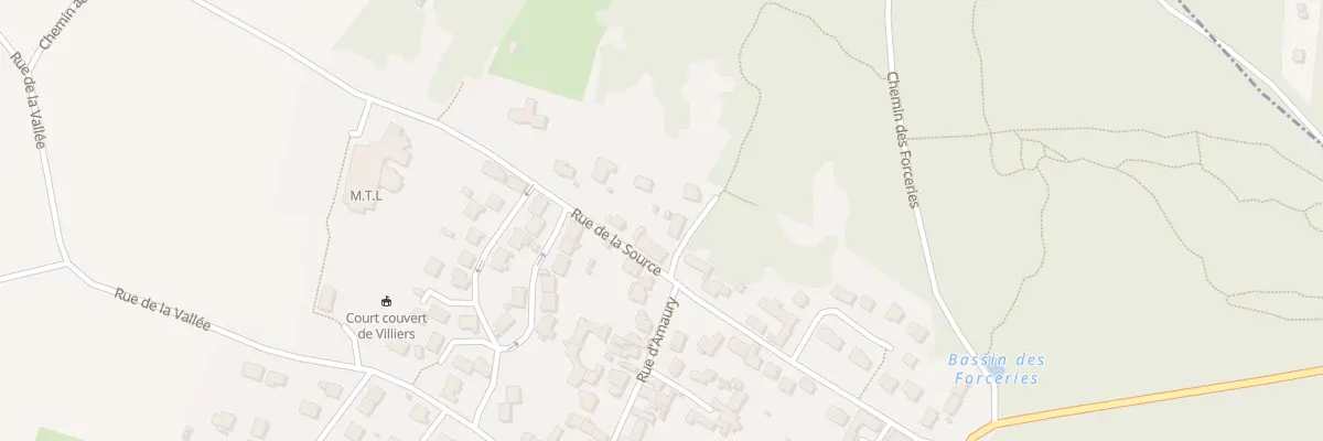 Plan du 1 Imp Pres aux Anglais à Villiers-Saint-Frédéric