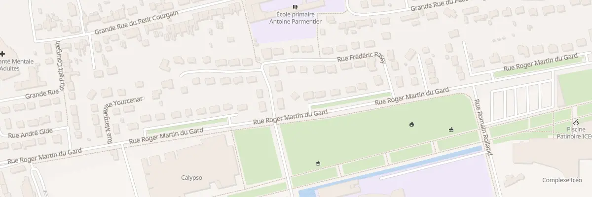 Plan du 1031 Rue Roger Martin du Gard à Calais