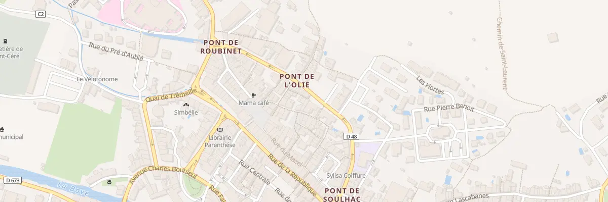 Plan du 5094 Rue de la Pomme à Saint-Céré