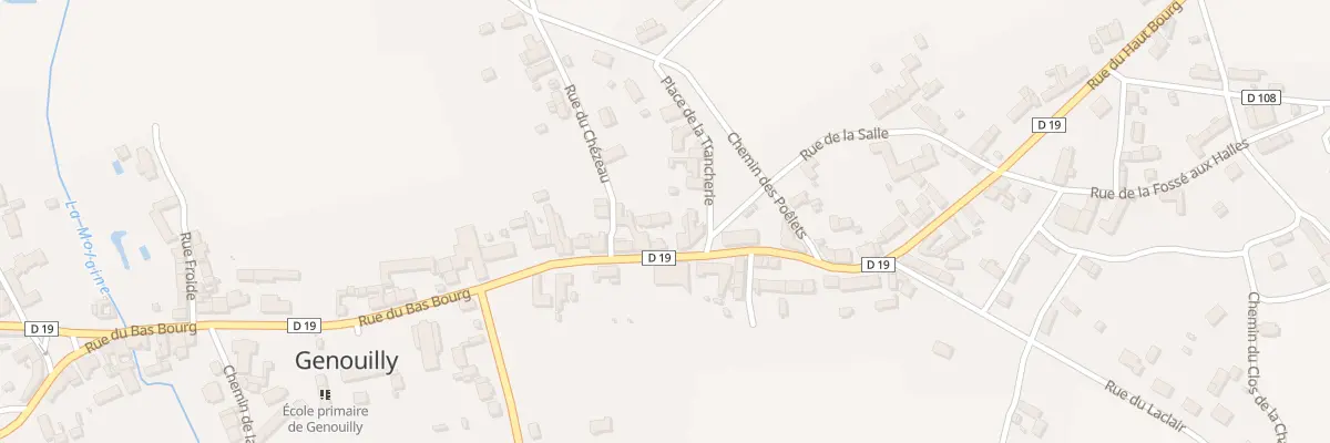 Plan du 44 Rue du Haut Bourg à Genouilly