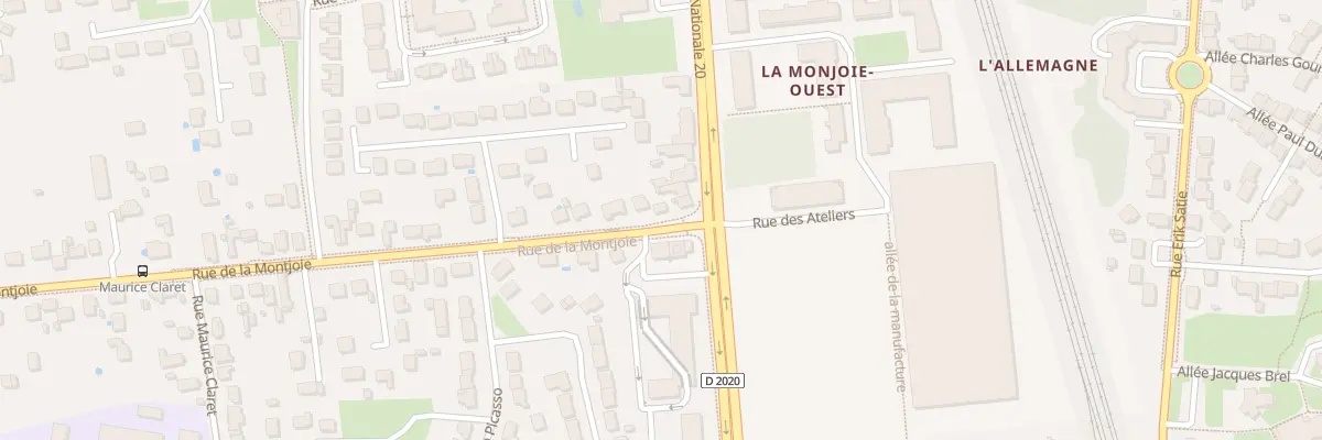 Plan du 26 Rue de la Montjoie à Saran