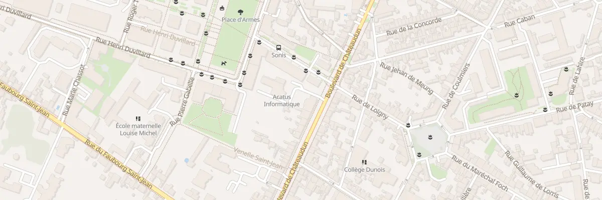 Plan du 51 Bd de Châteaudun à Orléans