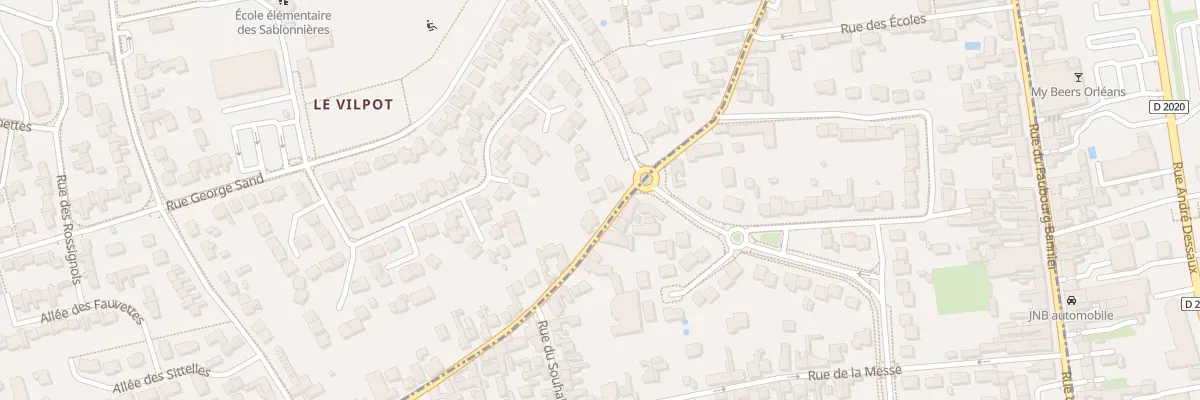Plan du 50 Rue des Aydes à Saran