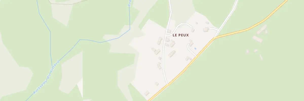 Plan du 12 Le Peux à Champsanglard