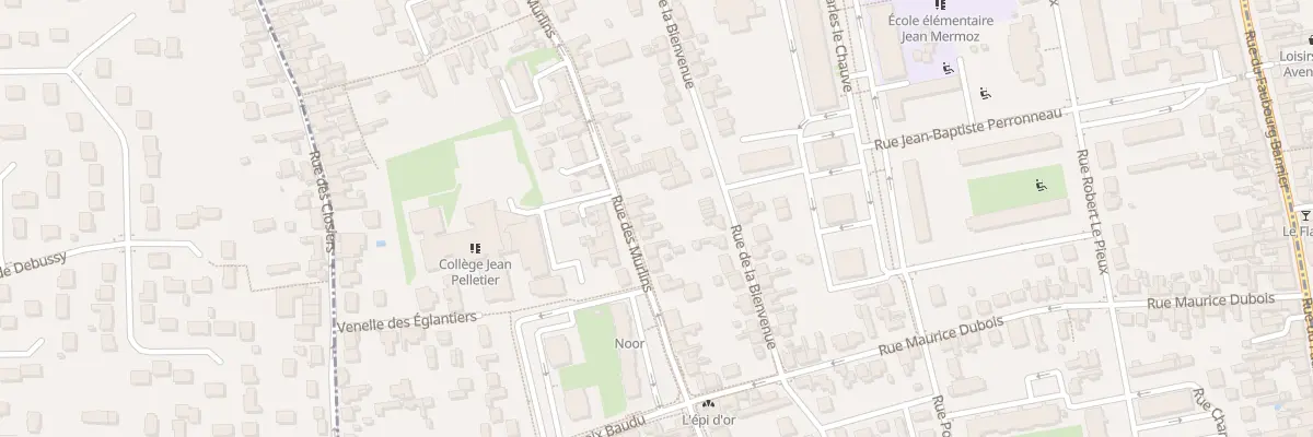 Plan du 208 Rue des Murlins à Orléans