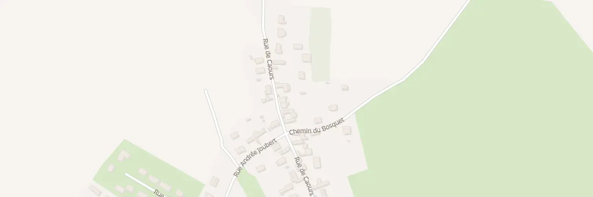 Plan du 424 Rue de Caours à Vauchelles-les-Quesnoy