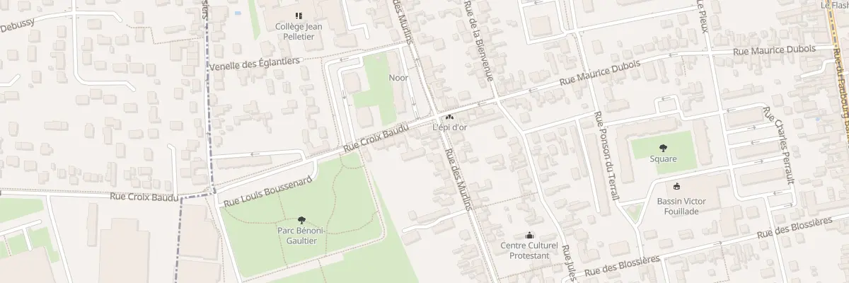 Plan du 215 Rue des Murlins à Orléans