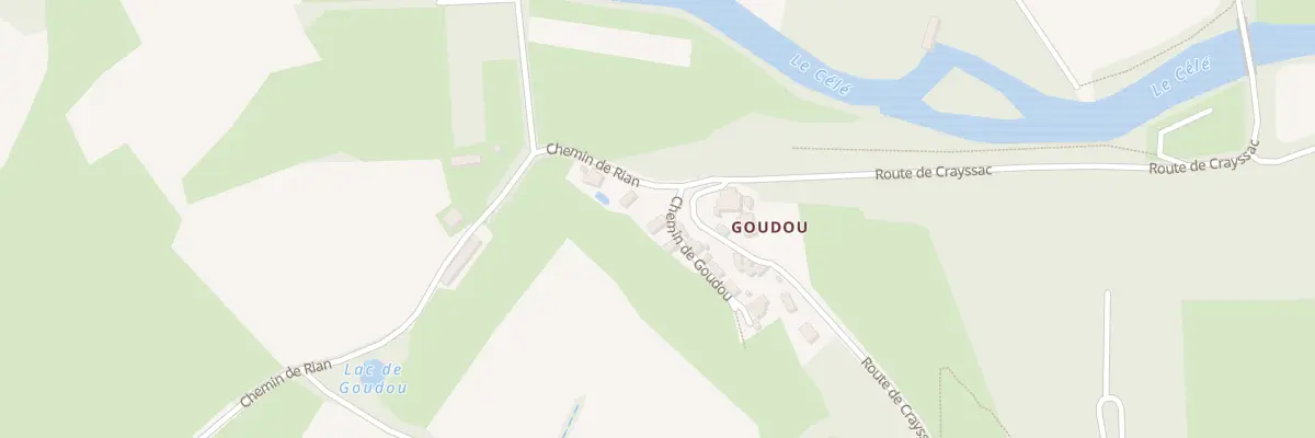 Plan du 28 Che de Goudou à Corn