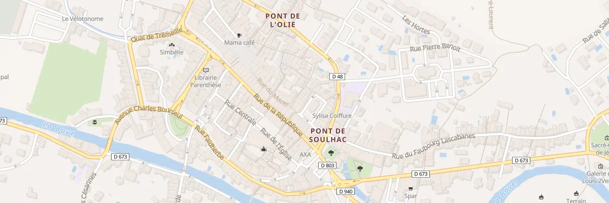 Plan du 15 Pl Jean Jaurès à Saint-Céré