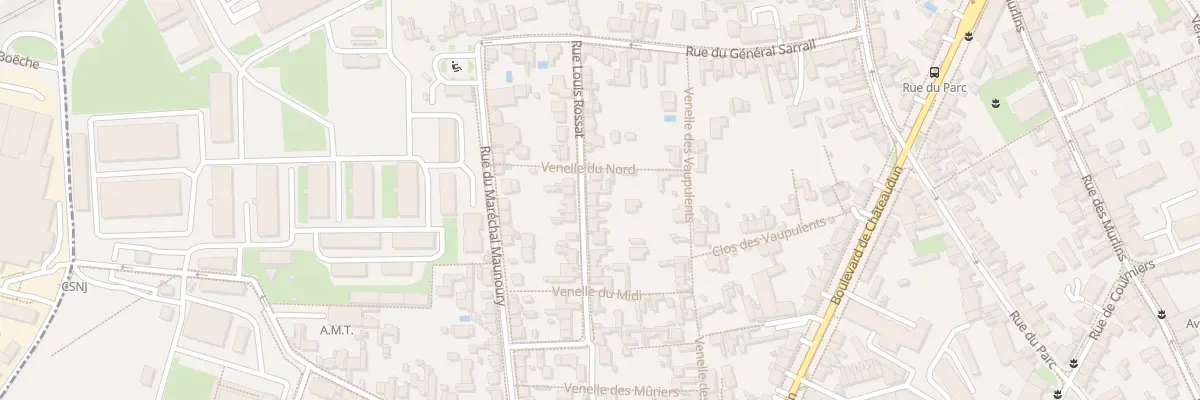 Plan du 26 Rue Louis Rossat à Orléans