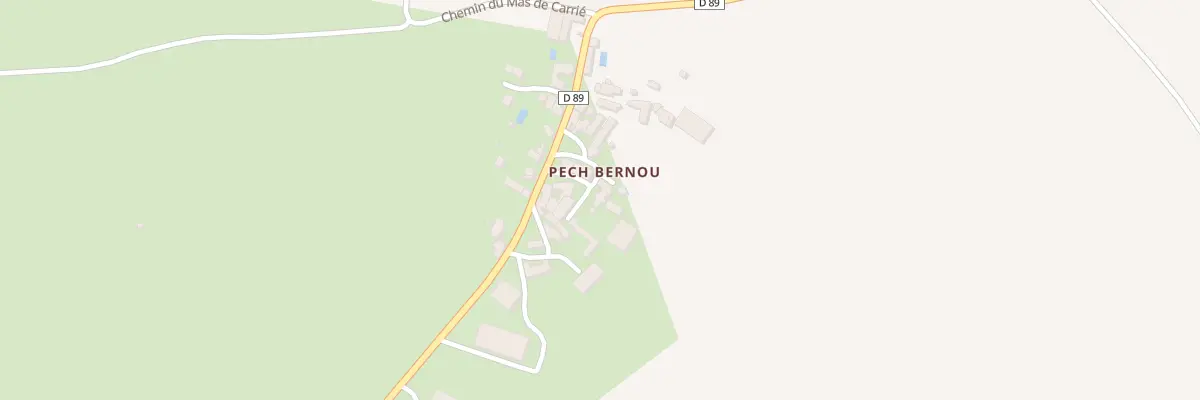 Plan du 5330 Pech-Bernou à Parisot