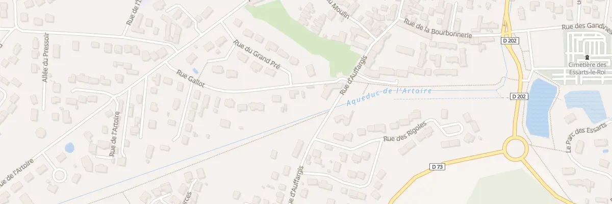 Plan du 3B Rue de Gallot aux Essarts-le-Roi