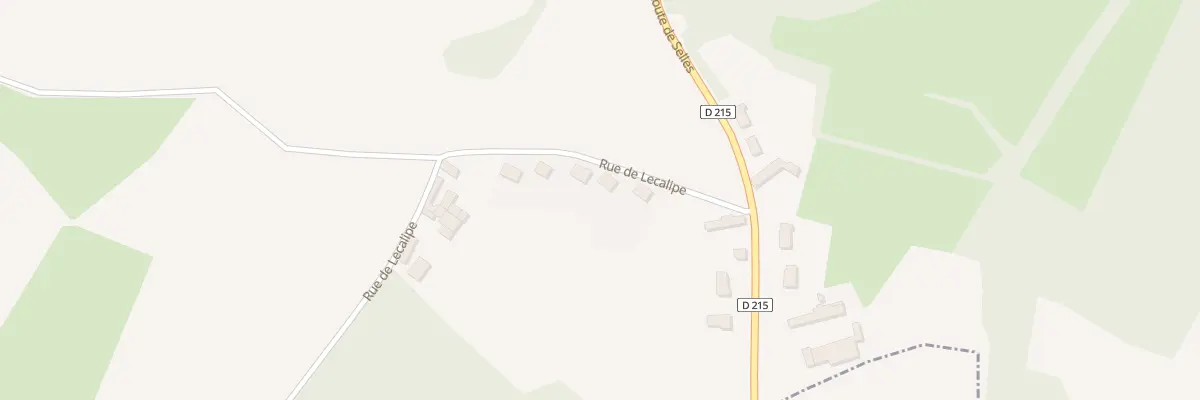 Plan du 5 Rue de Lecalipe à Brunembert