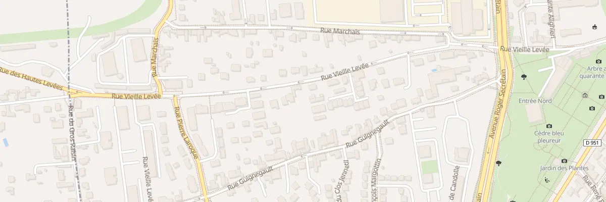 Plan du 71 Rue Vieille Levée à Orléans