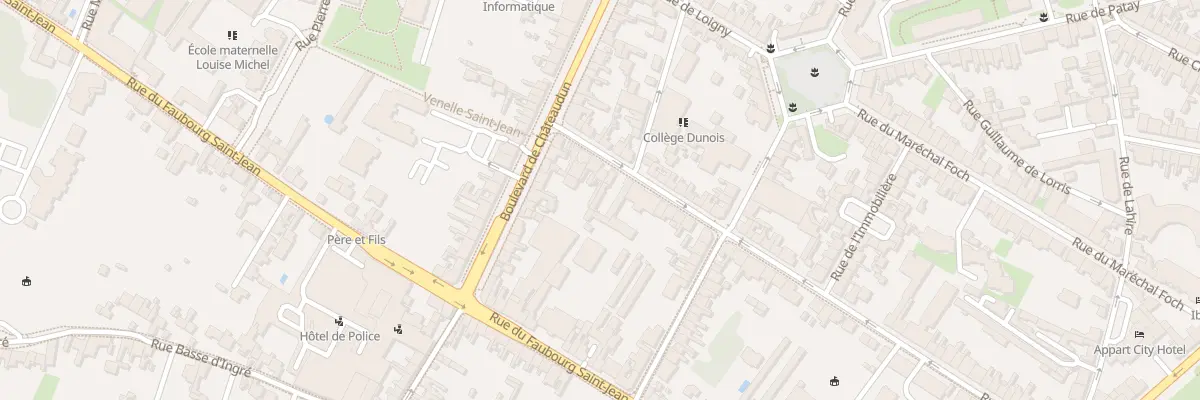 Plan du 47B Rue Xaintrailles à Orléans